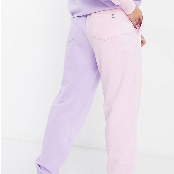 ASOS Exclusive x Puma Pastel Colorblock Sweatpants - Picture 3 of 6